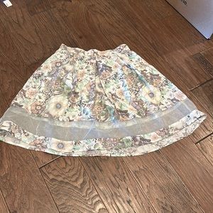BCNU FLORAL SKIRT